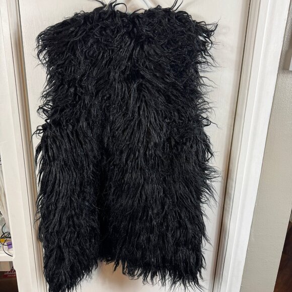 Zadig & Voltaire “Fete Yeti SPI” Black Faux Fur Vest – Size M - Picture 7 of 8